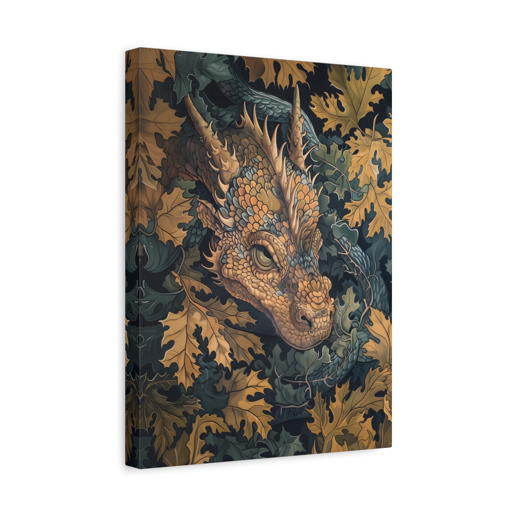 1.25" Matte Canvas - Enchanted Forest Dragon