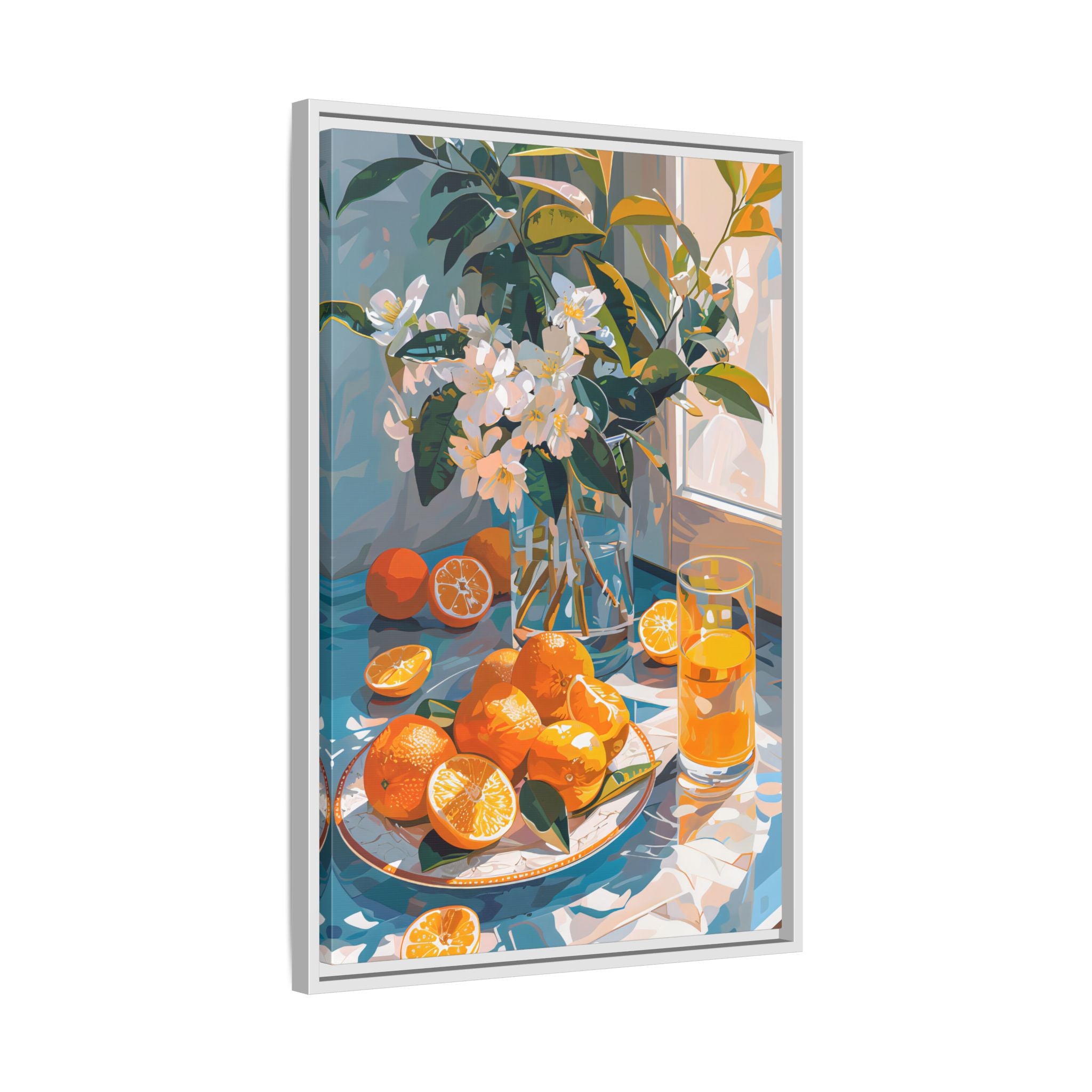 Framed Canvas - Citrus Blossom Morning
