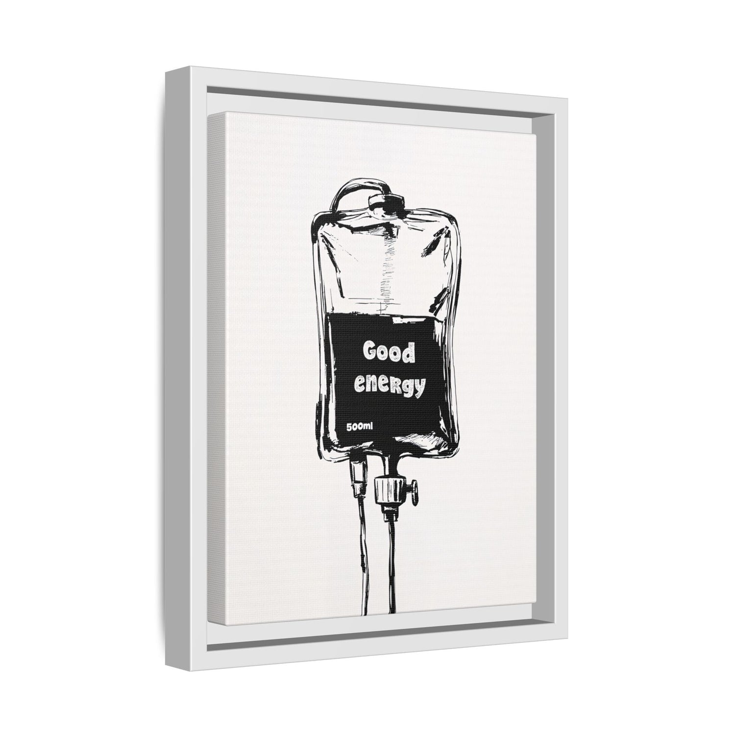 Framed Canvas - Good Energy IV Bag