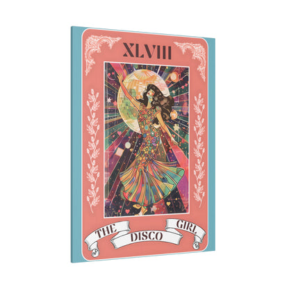 .75" Matte Canvas - The Disco Girl