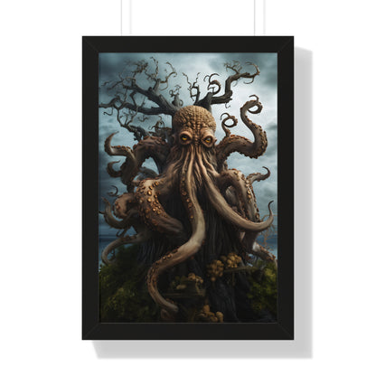 Framed Paper Print - Cthulhu&