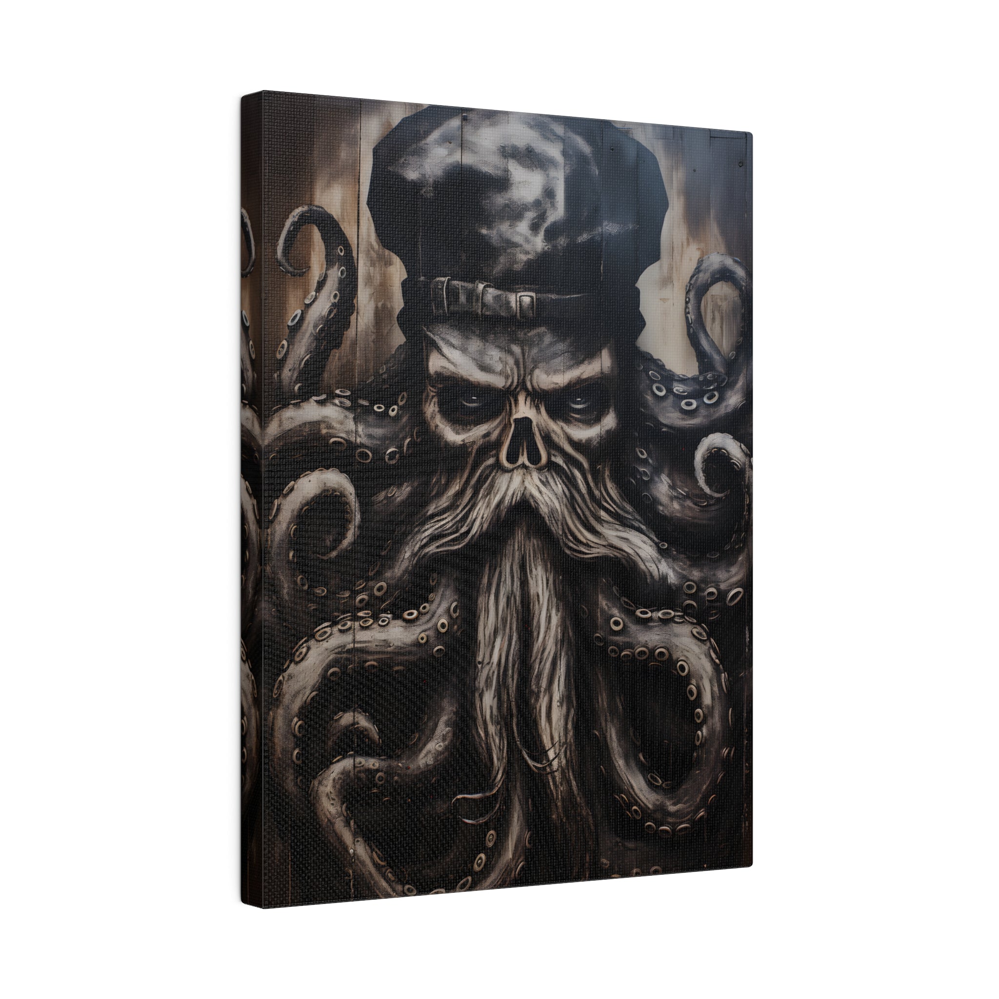 .75&quot; Matte Canvas - Kraken Captain&