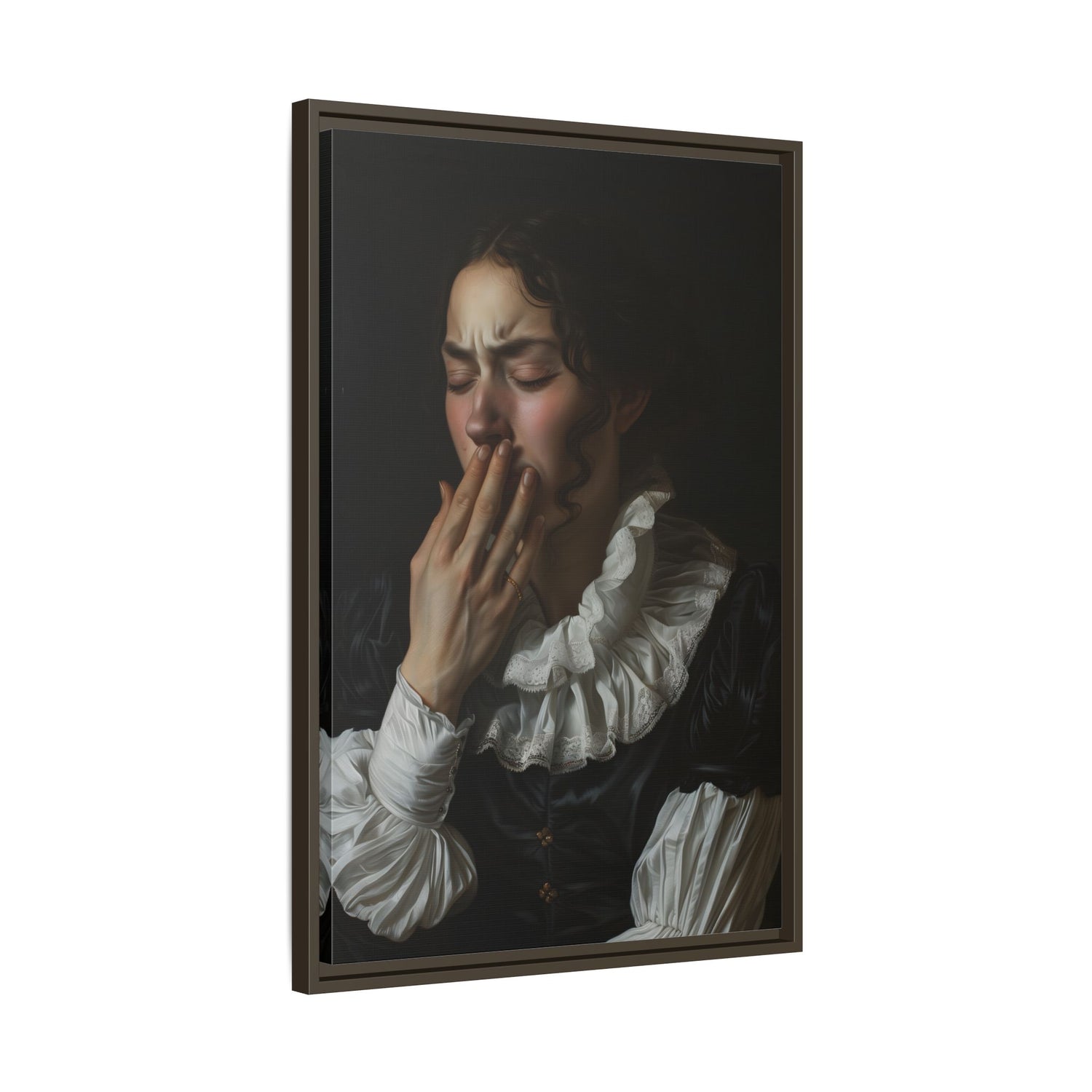 Framed Canvas - Oh No, It Hit Me