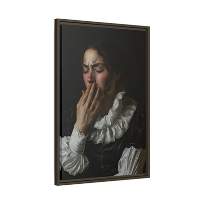 Framed Canvas - Oh No, It Hit Me