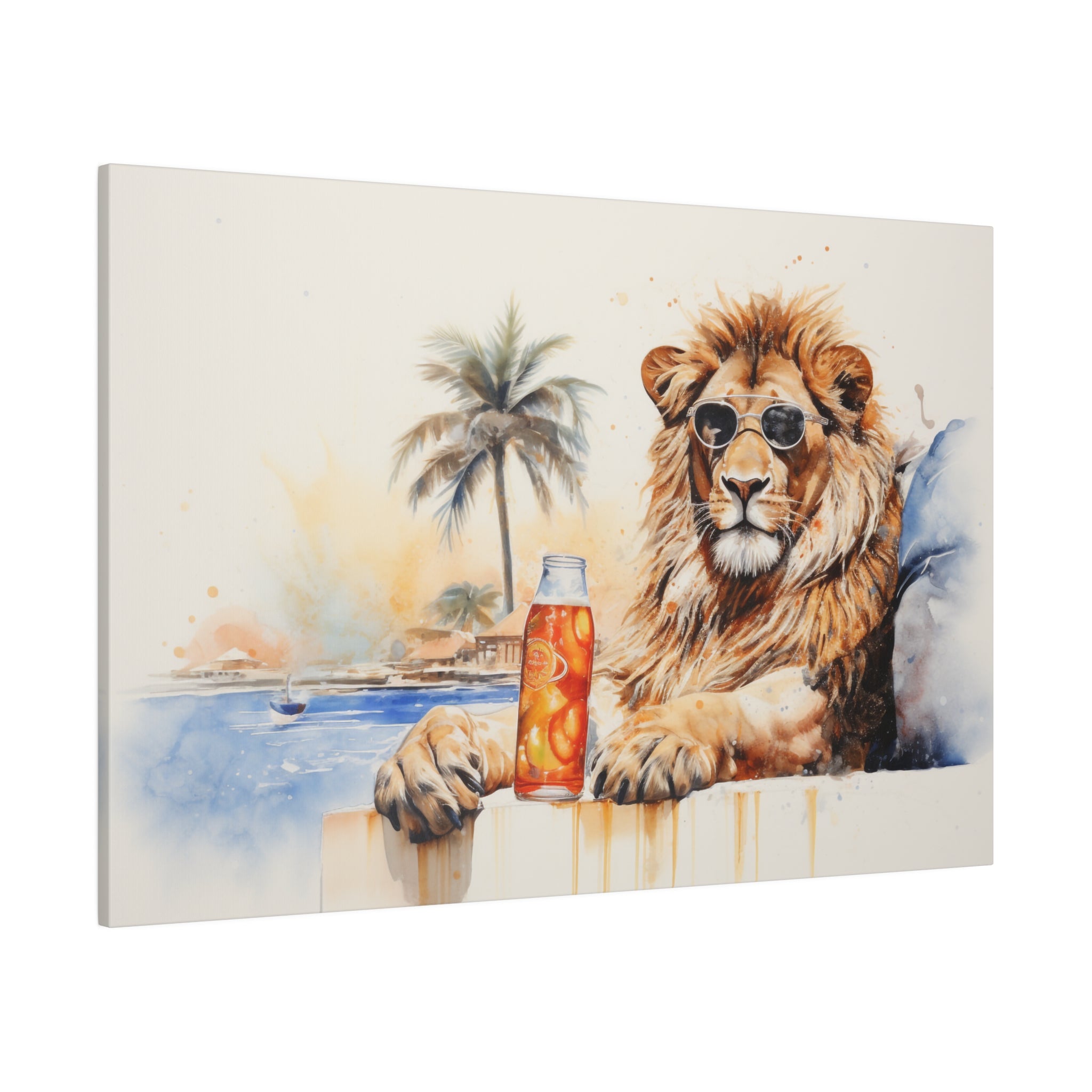 .75&quot; Matte Canvas -  Beach King&