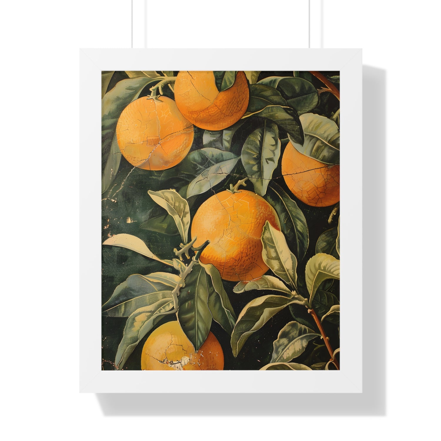 Framed Paper Print - Citrus Grove Splendor