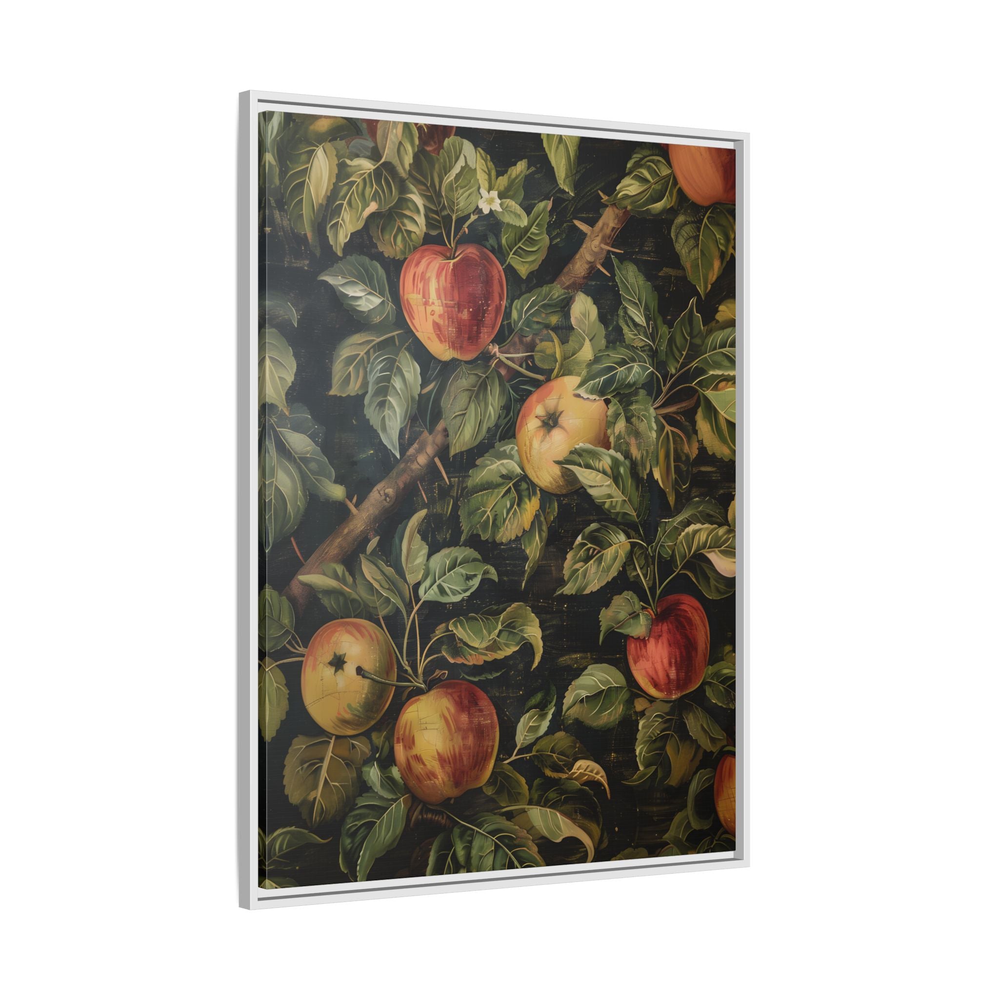 Framed Canvas - Orchard Harvest Apples