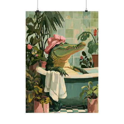 Bathtub Alligator Spa Day