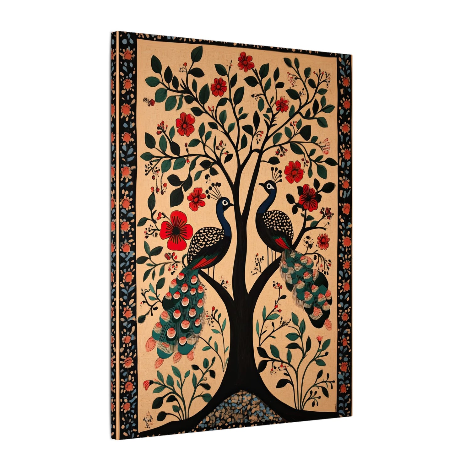 .75" Matte Canvas - Lovers Under Blooming Canopy