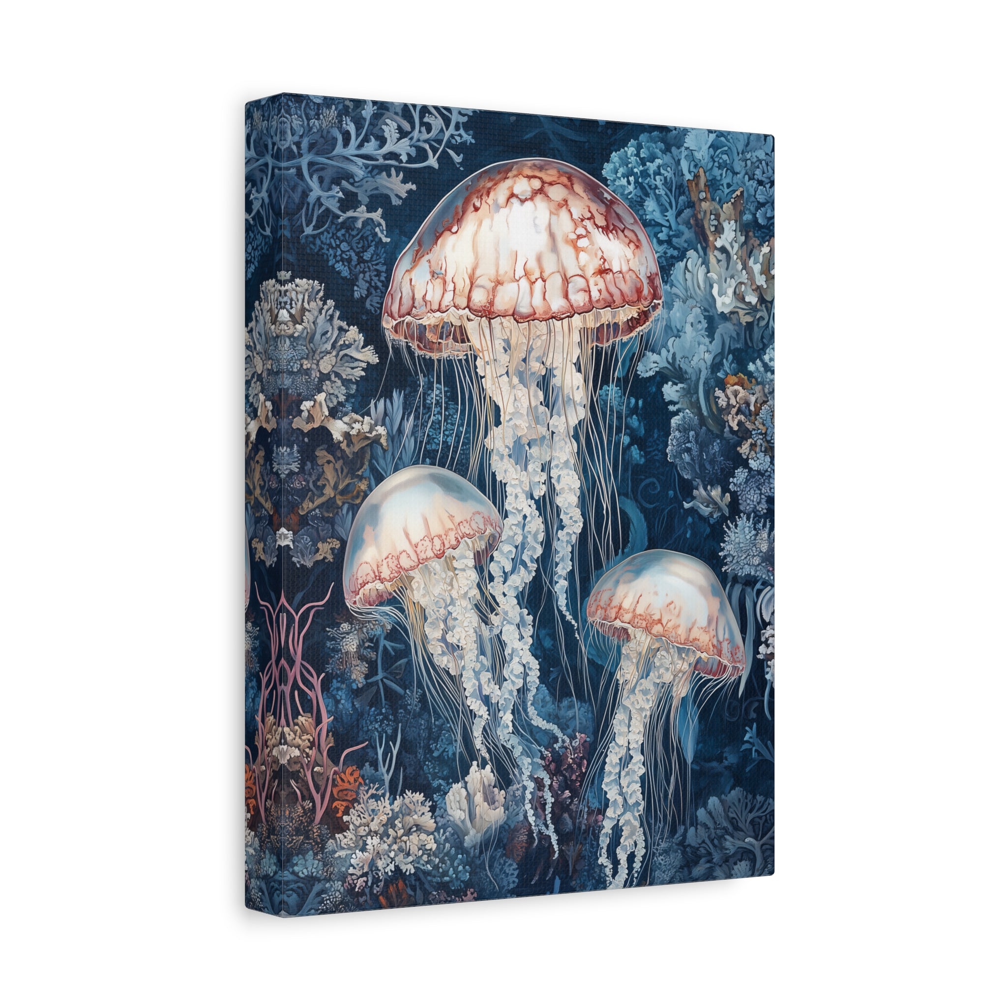 1.25" Matte Canvas - Ethereal Ocean Jellyfish