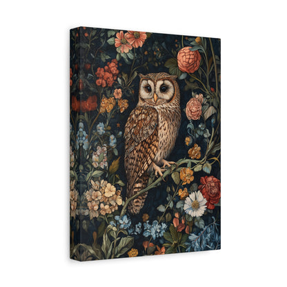 1.25" Matte Canvas - Guardian of the Floral Night