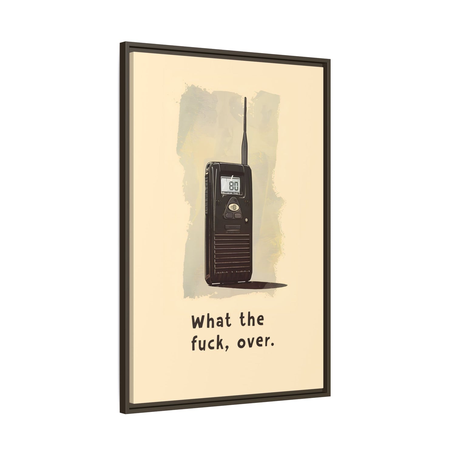 Framed Canvas - Walkie Talkie WTF Moment