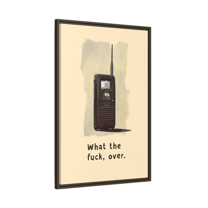 Framed Canvas - Walkie Talkie WTF Moment
