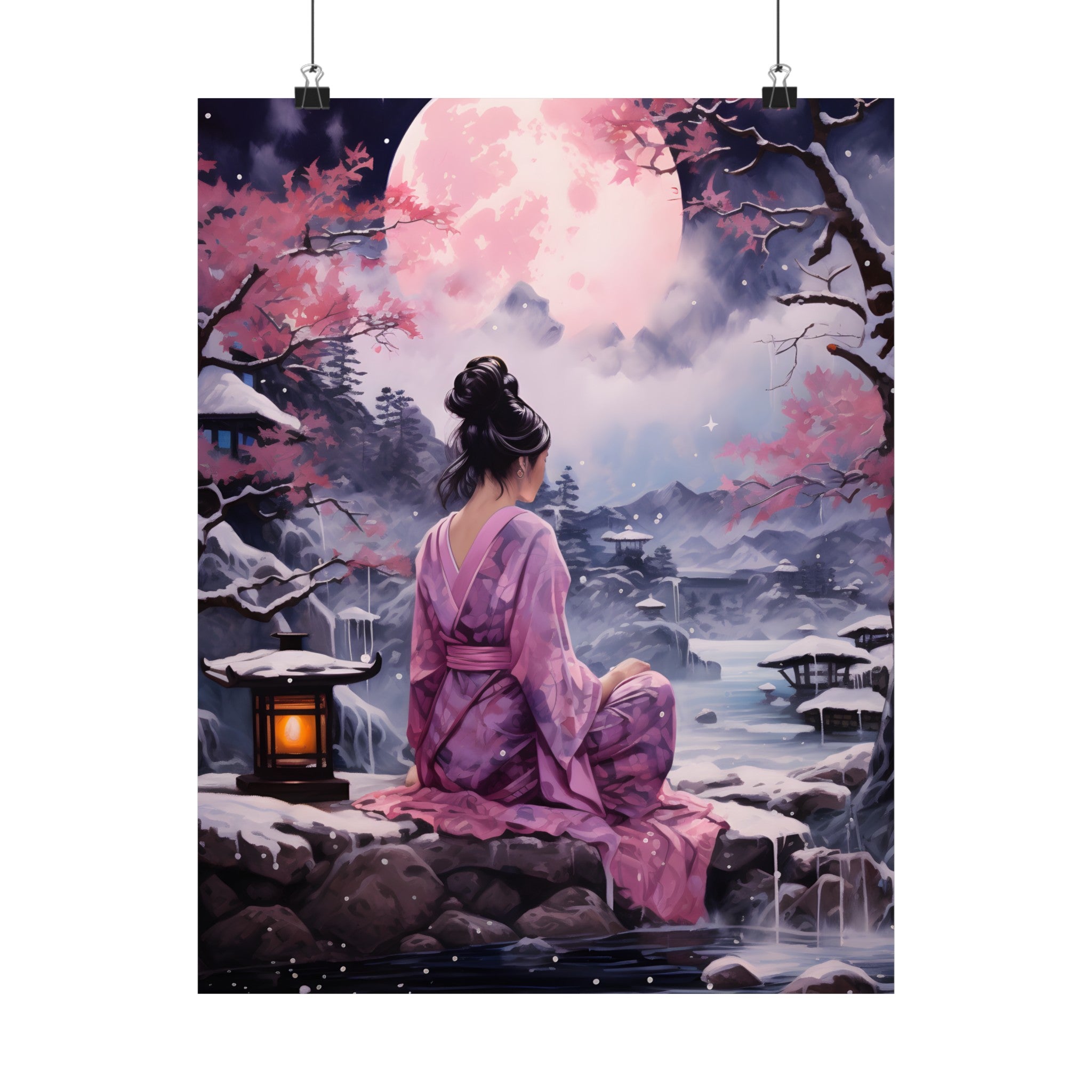 Moonlit Sakura Serenity