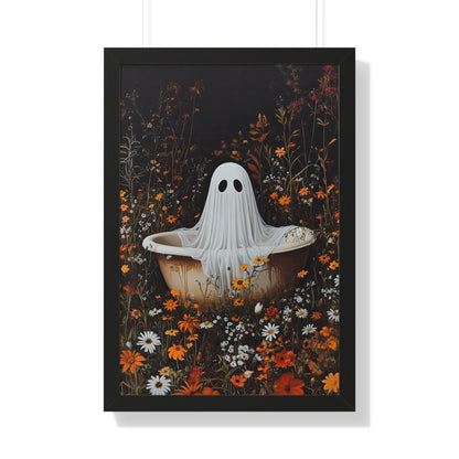 Framed Paper Print - Wildflower Bathtub Ghost