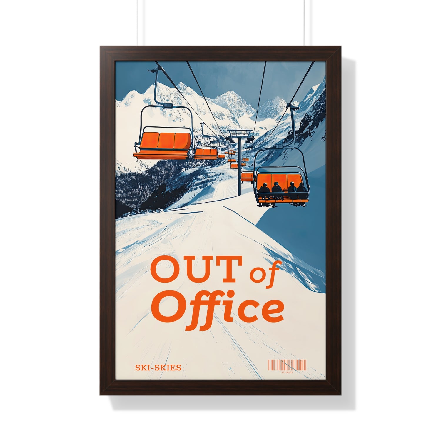Framed Paper Print - Out of Office Skies