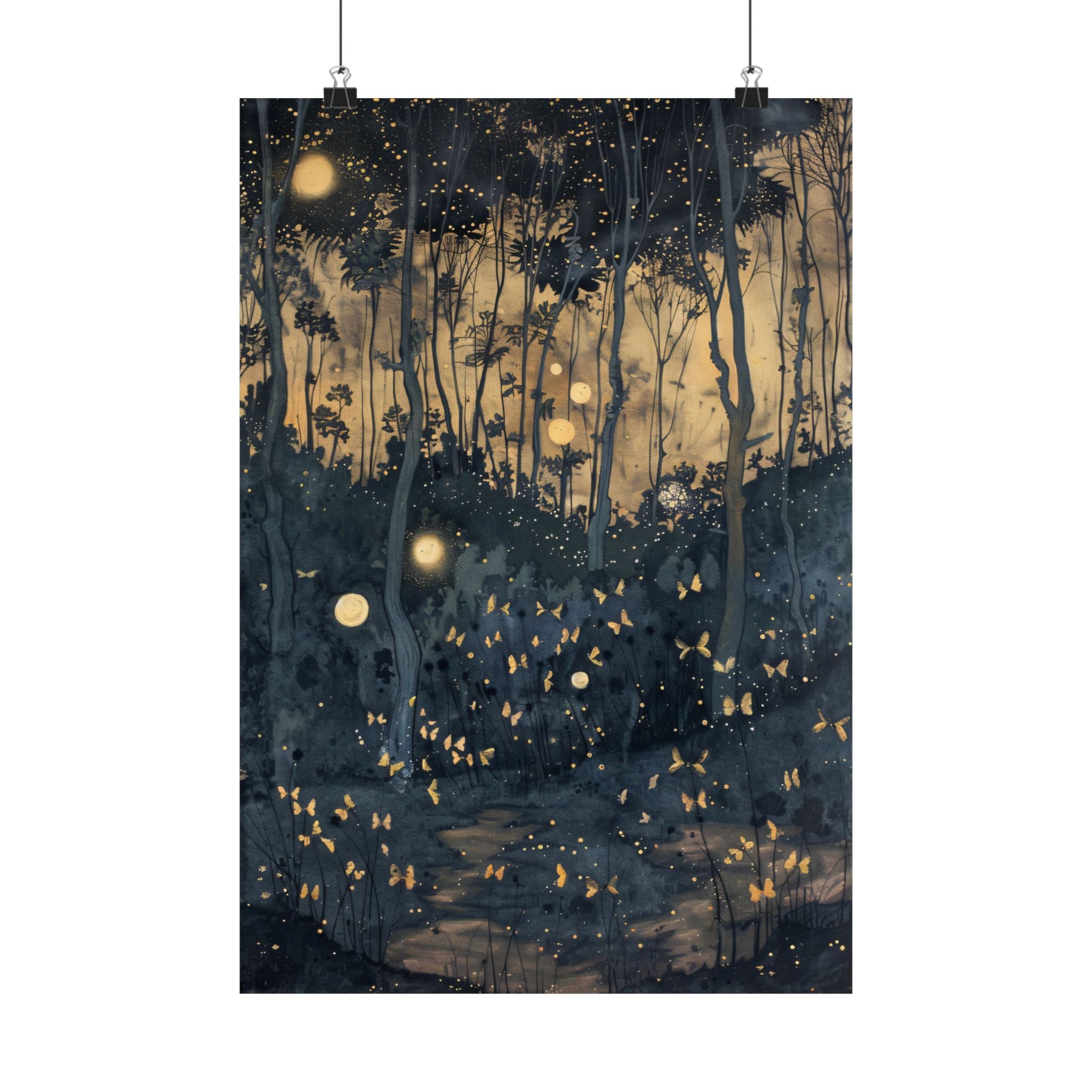 Golden Firefly Nightscape