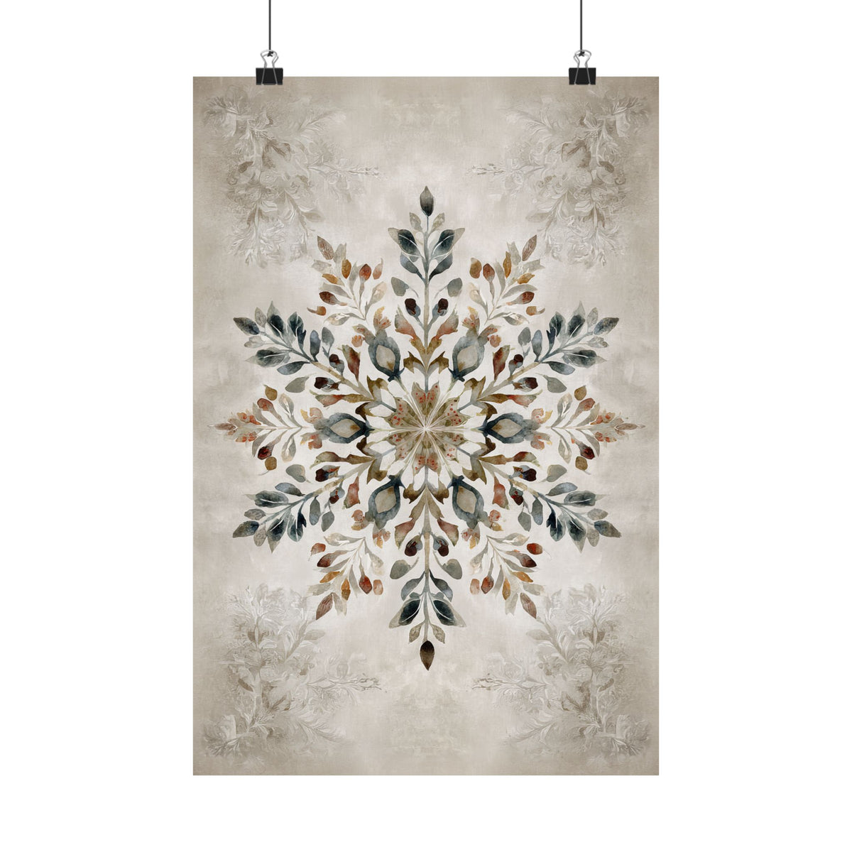 Nordic Botanical Snowflake