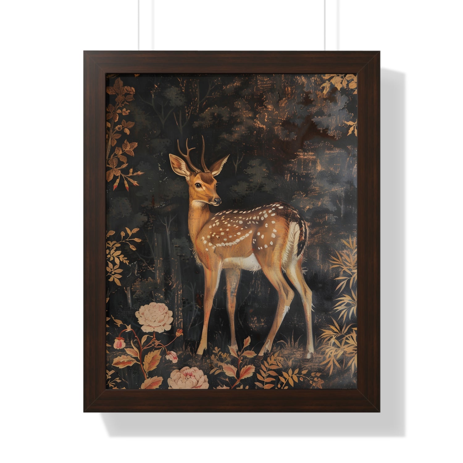 Framed Paper Print - Enchanted Forest Doe