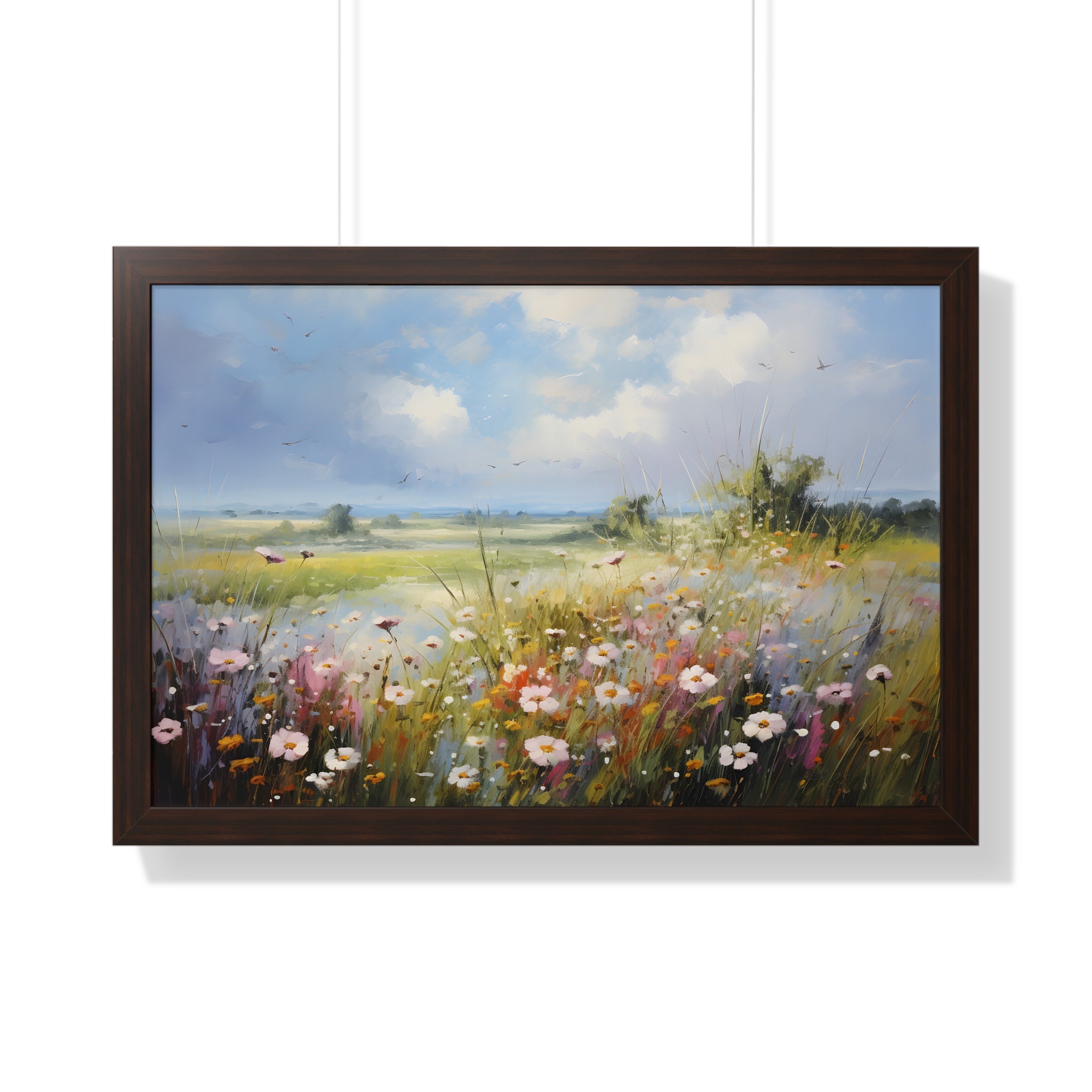 Framed Paper Print - Wildflower Whispers