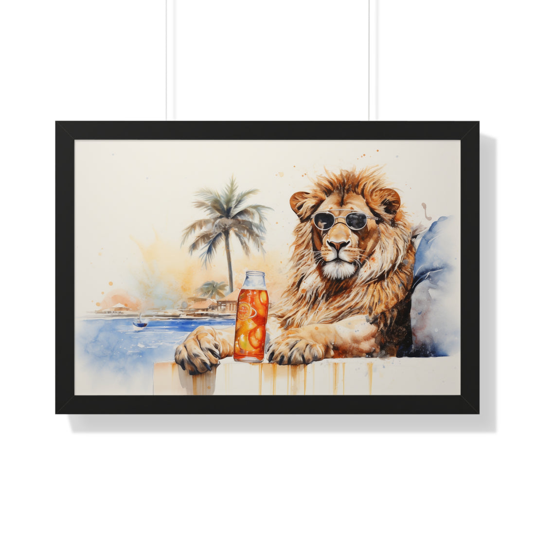 Framed Paper Print -  Beach King&