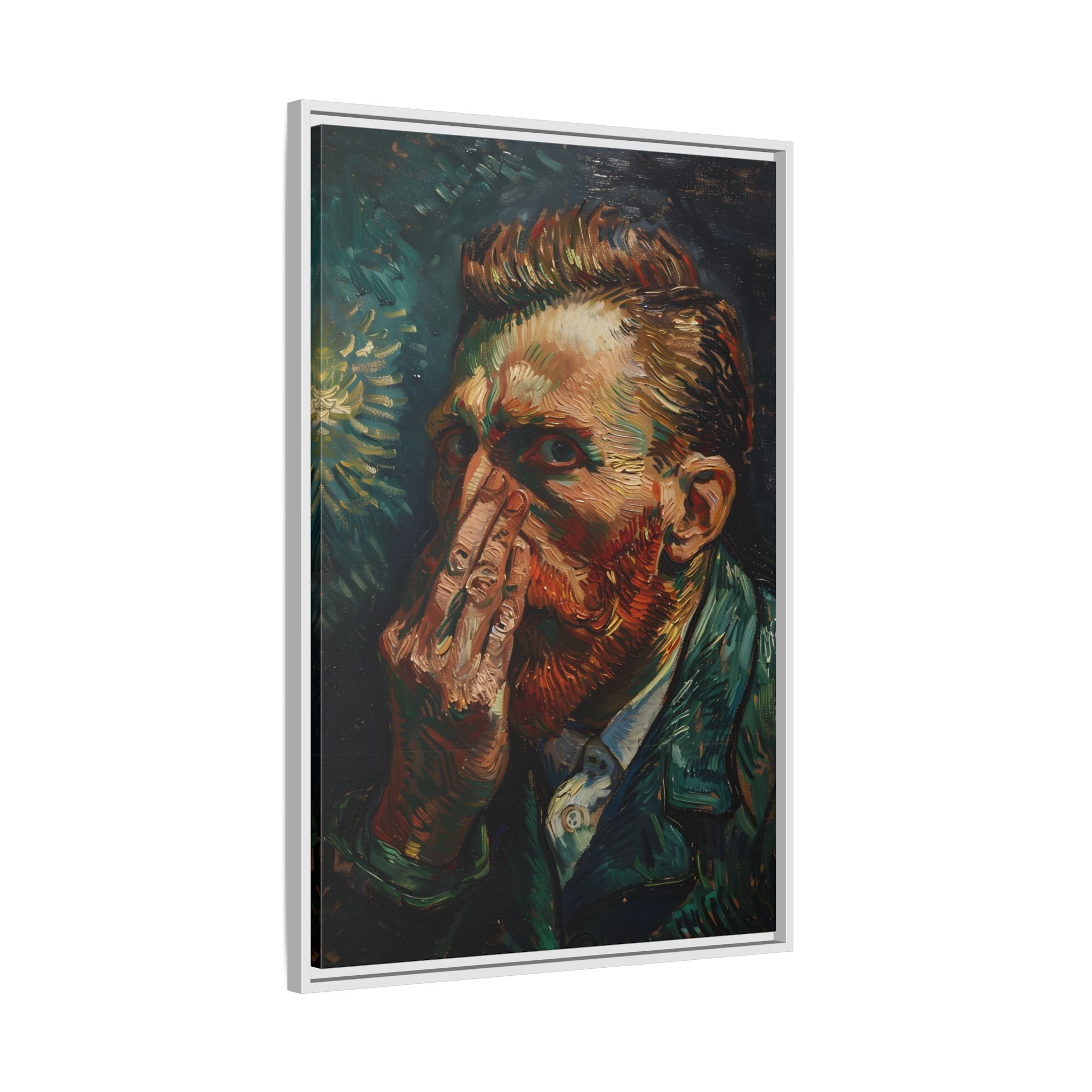 Framed Canvas - Van Gogh Stinky Glare