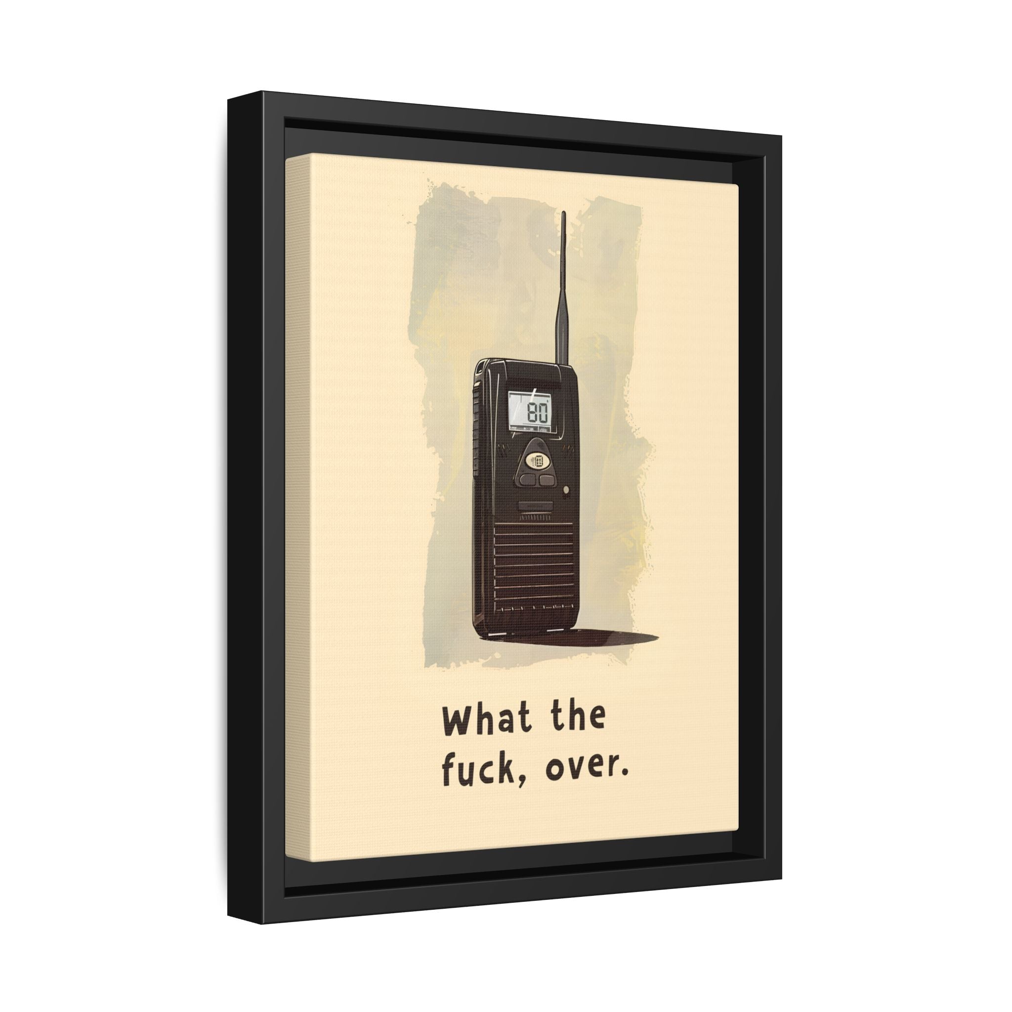 Framed Canvas - Walkie Talkie WTF Moment