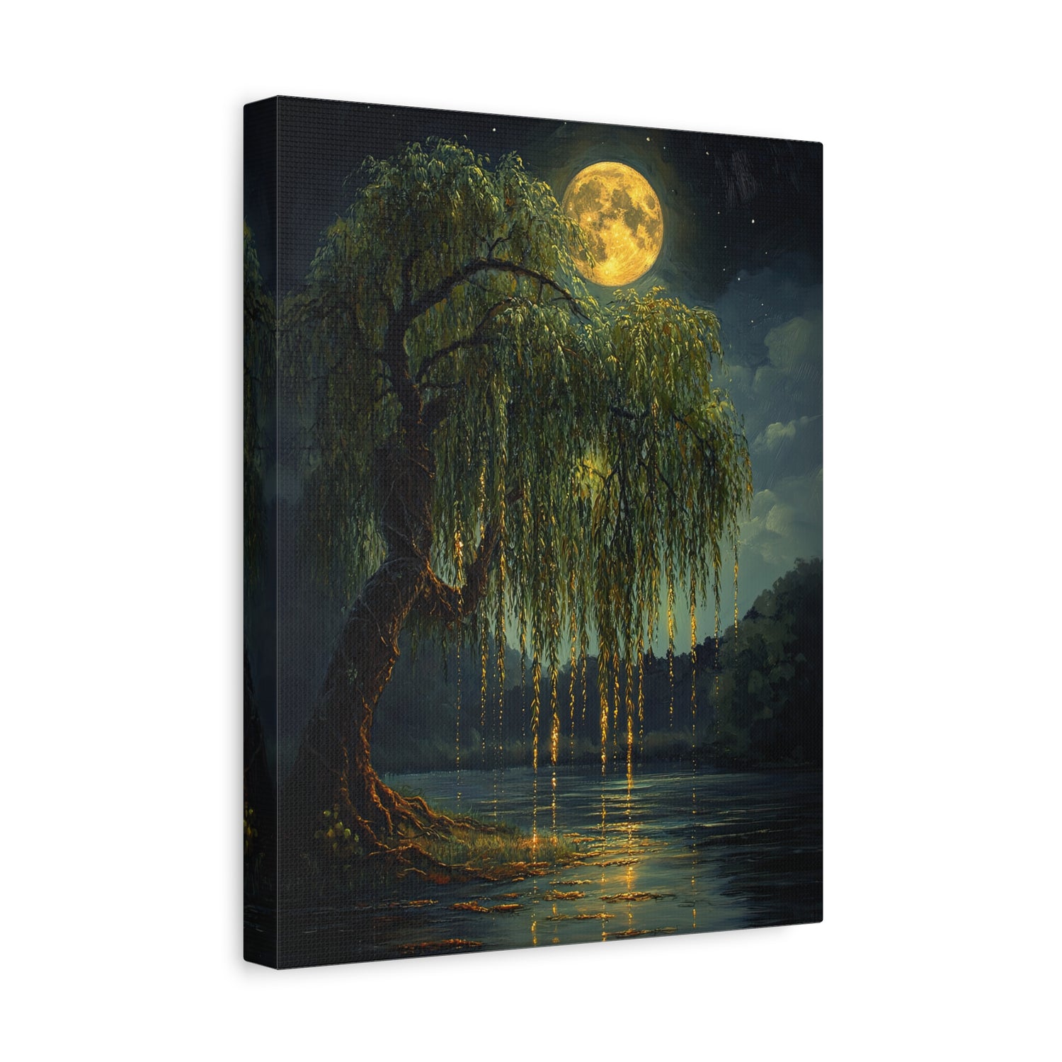 1.25" Matte Canvas - Moonlit Willow Glow