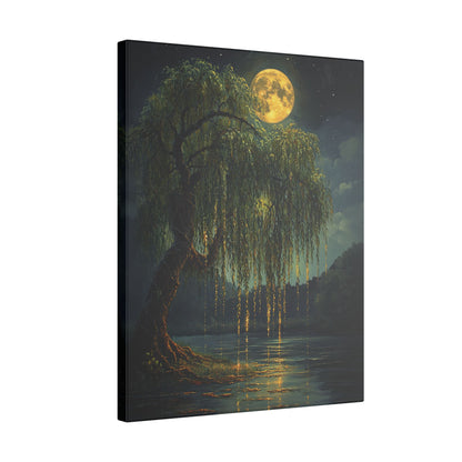 .75" Matte Canvas - Moonlit Willow Glow