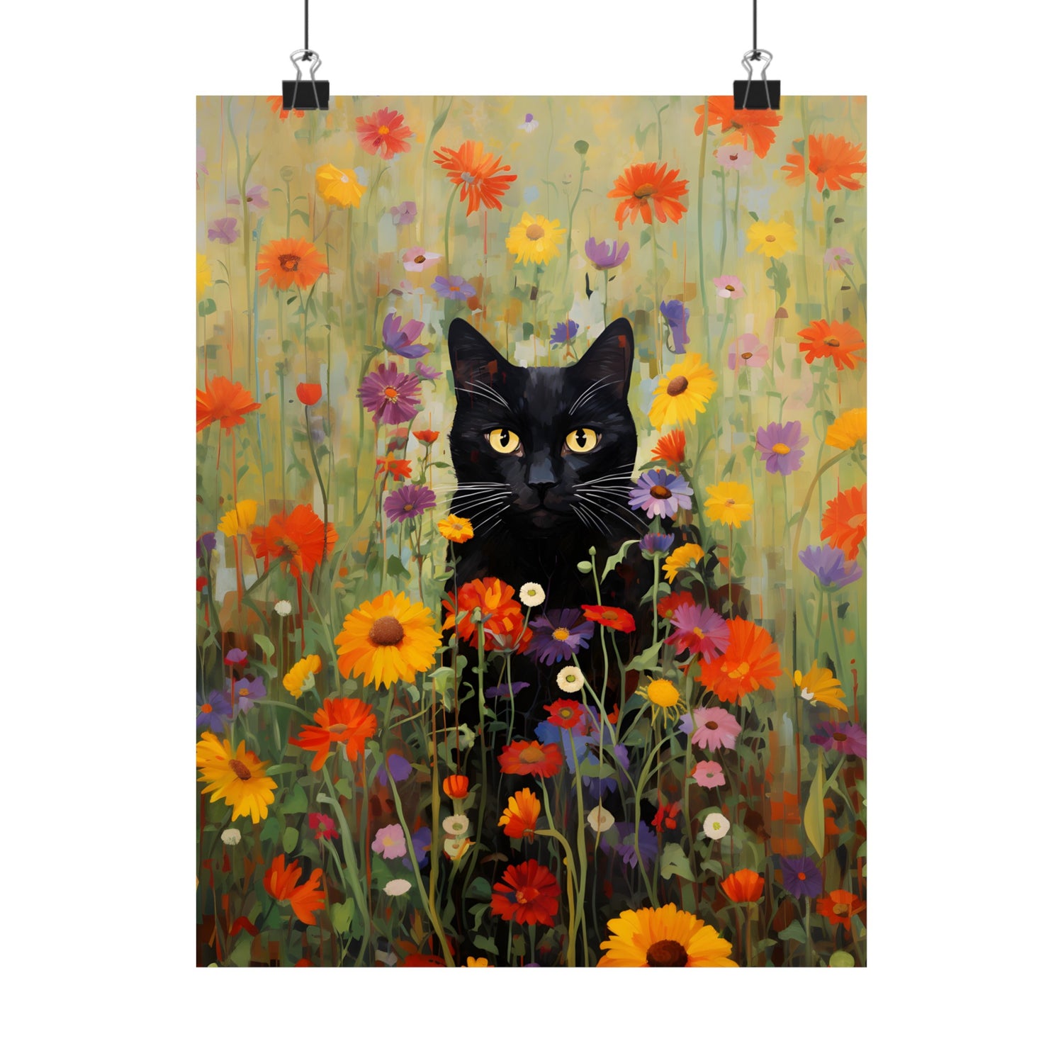 Feline Floral Fantasia