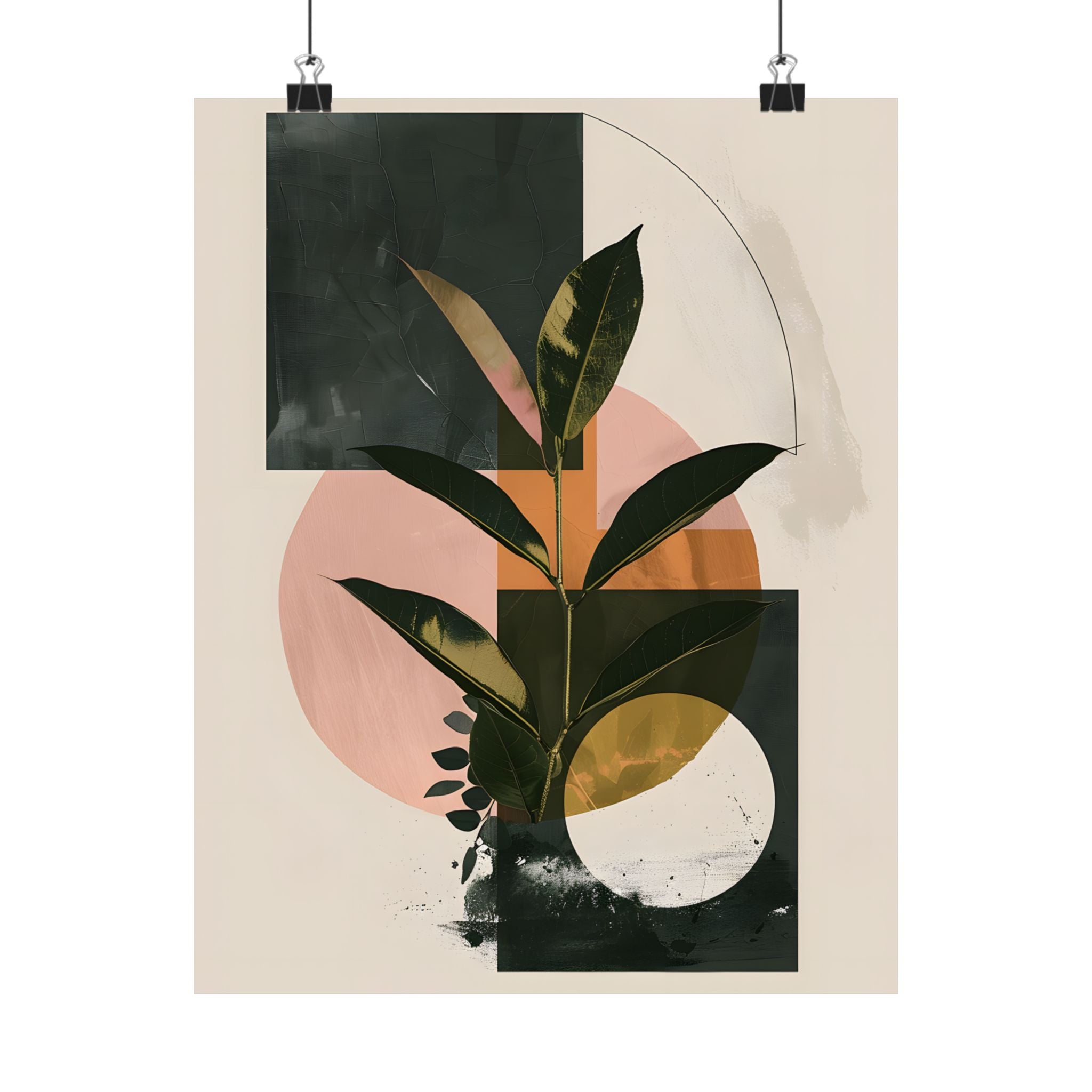 Blush Geometry Leafscape