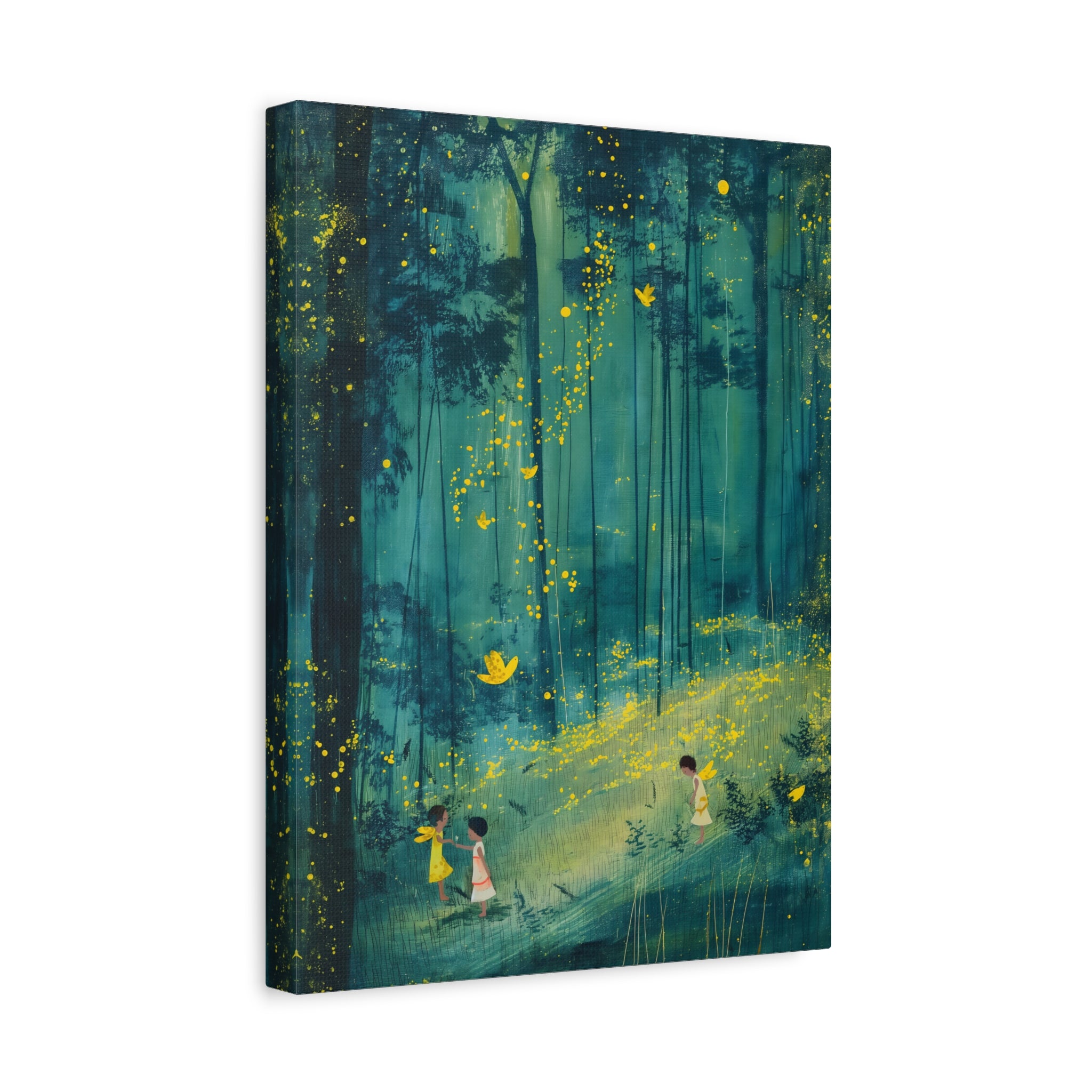1.25" Matte Canvas - Enchanted Firefly Forest
