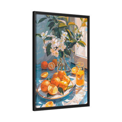 Framed Canvas - Citrus Blossom Morning