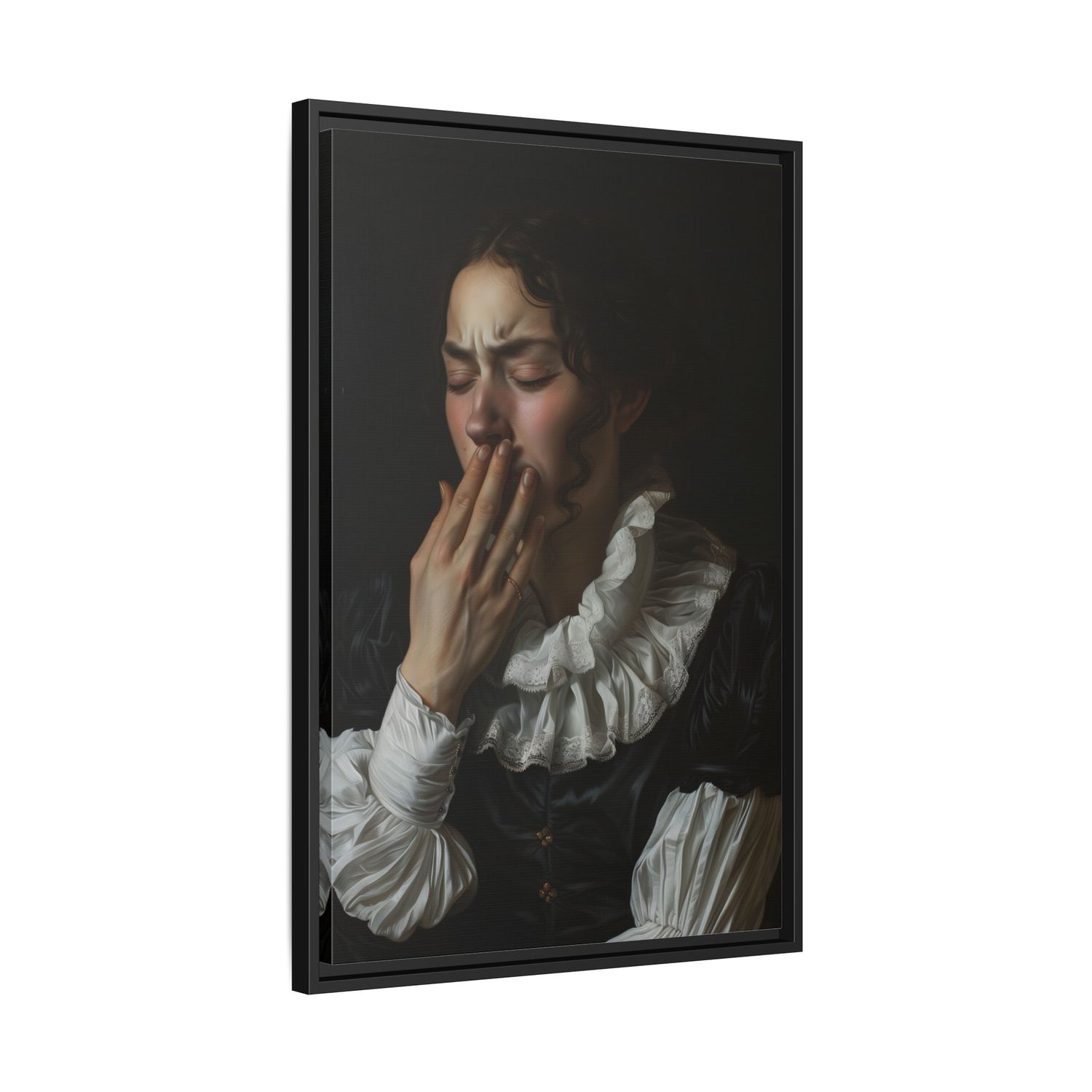 Framed Canvas - Oh No, It Hit Me