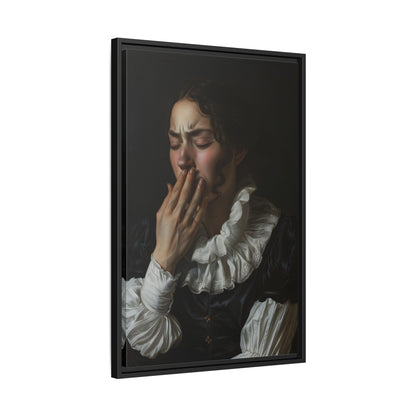 Framed Canvas - Oh No, It Hit Me