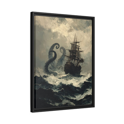 Framed Canvas - Into the Kraken’s Wake