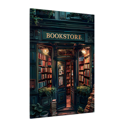 .75" Matte Canvas - Midnight Bookstore Glow