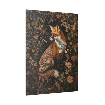 .75&quot; Matte Canvas - Foxy Floral Fauna Fusion