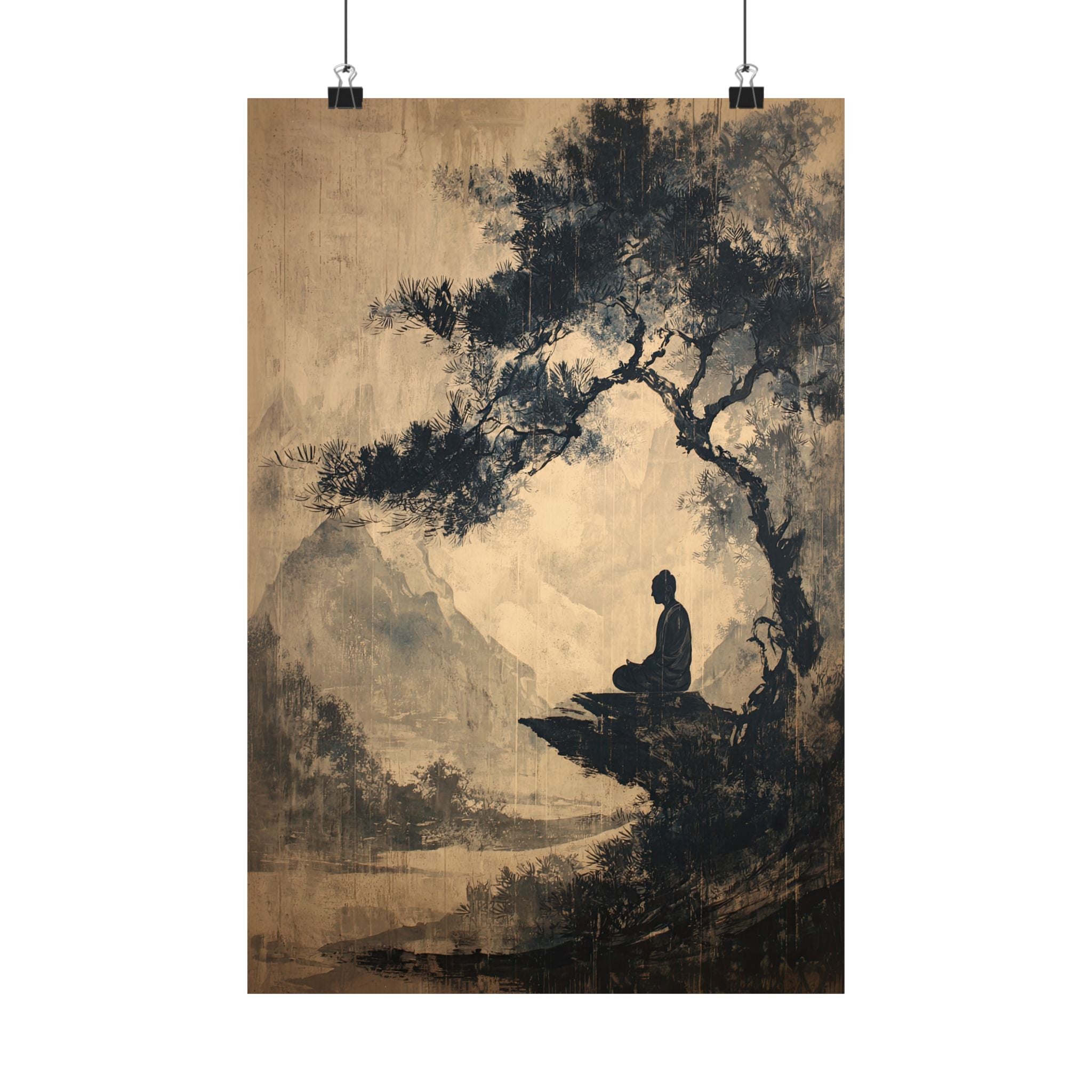 Mountain Tree Zen Silence