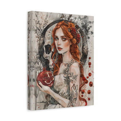 1.25" Matte Canvas - Persephone’s Pomegranate Curse