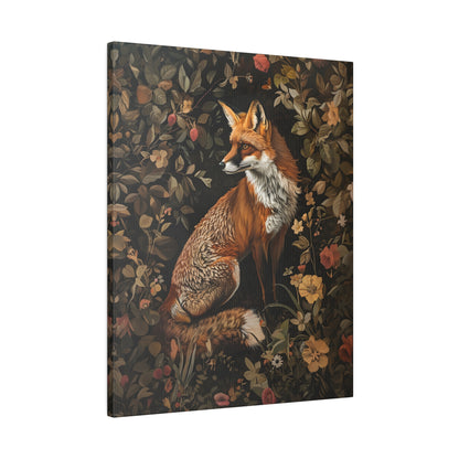 .75&quot; Matte Canvas - Foxy Floral Fauna Fusion