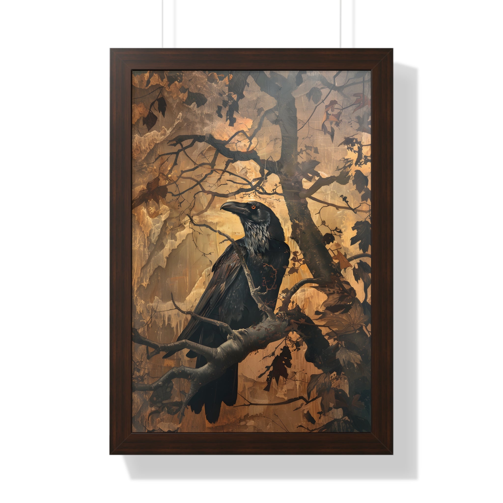 Framed Paper Print - Majestic Raven&