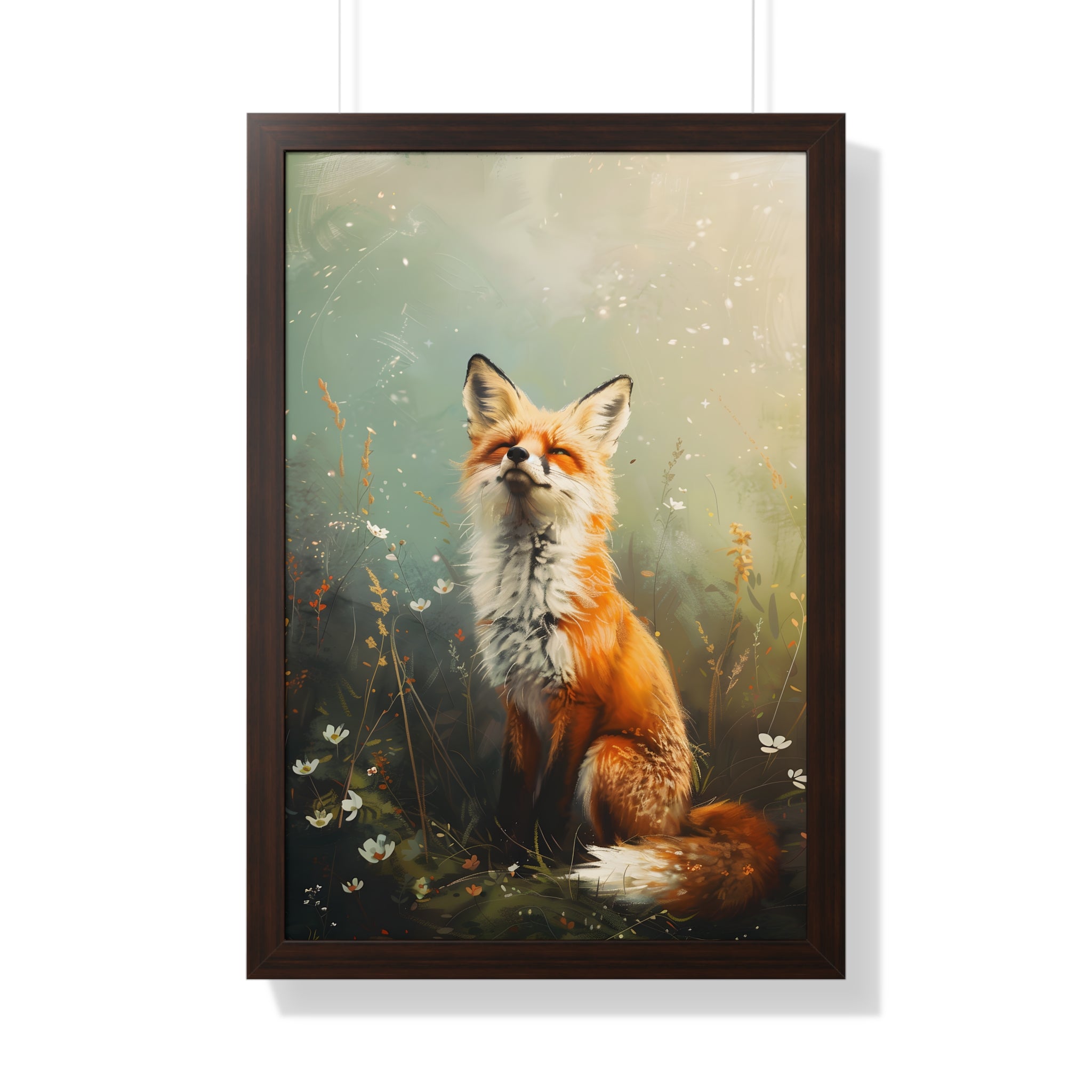 Framed Paper Print - Woodland Fox&