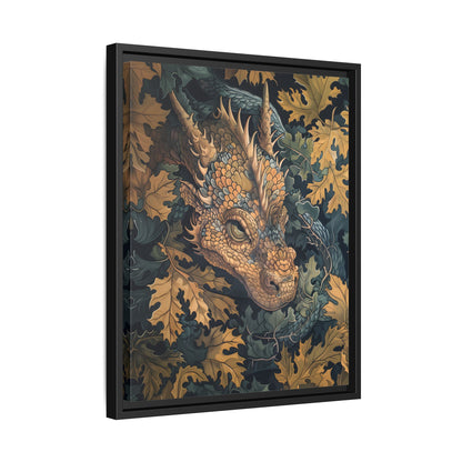 Framed Canvas - Enchanted Forest Dragon