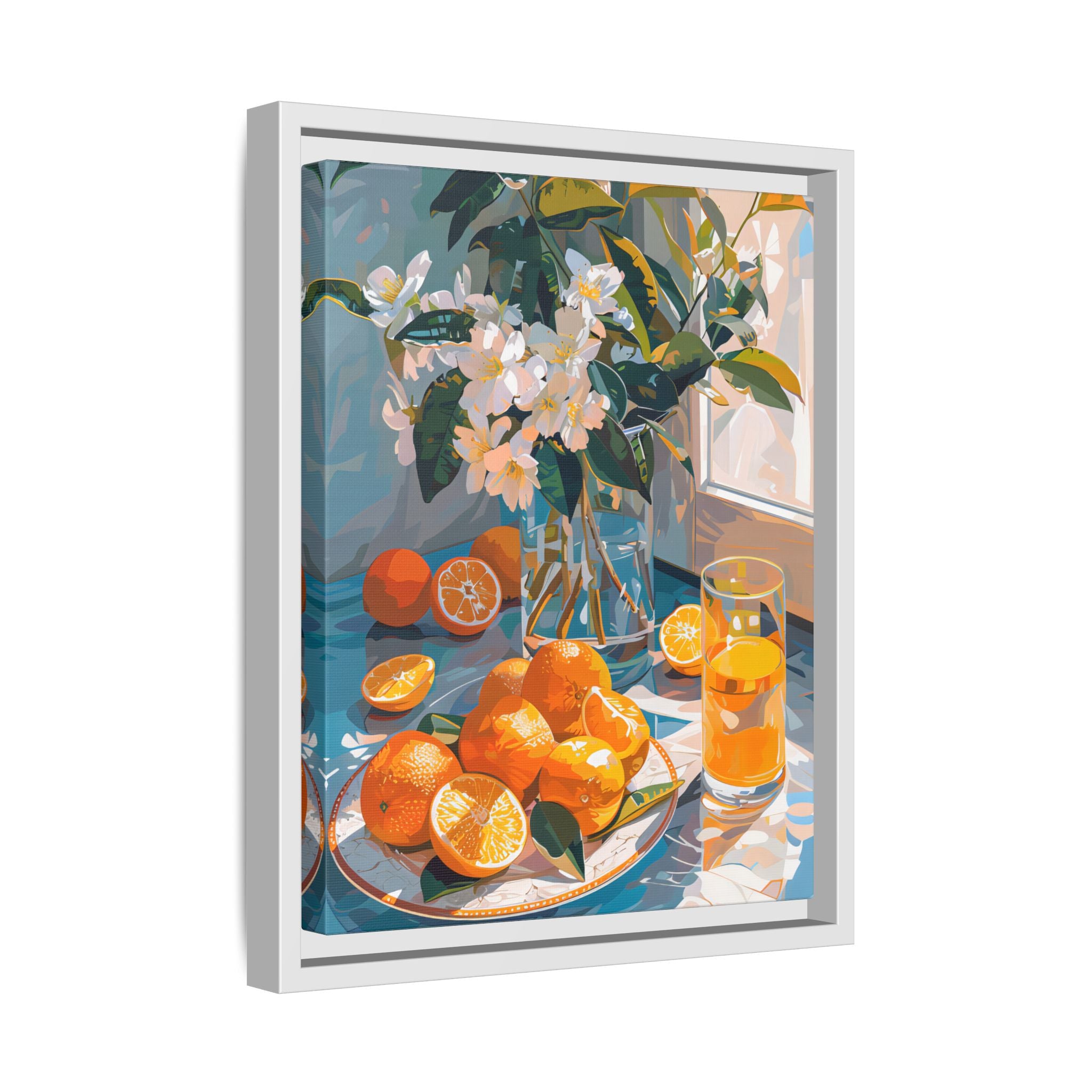 Framed Canvas - Citrus Blossom Morning