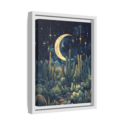 Framed Canvas - Dreamy Desert Night