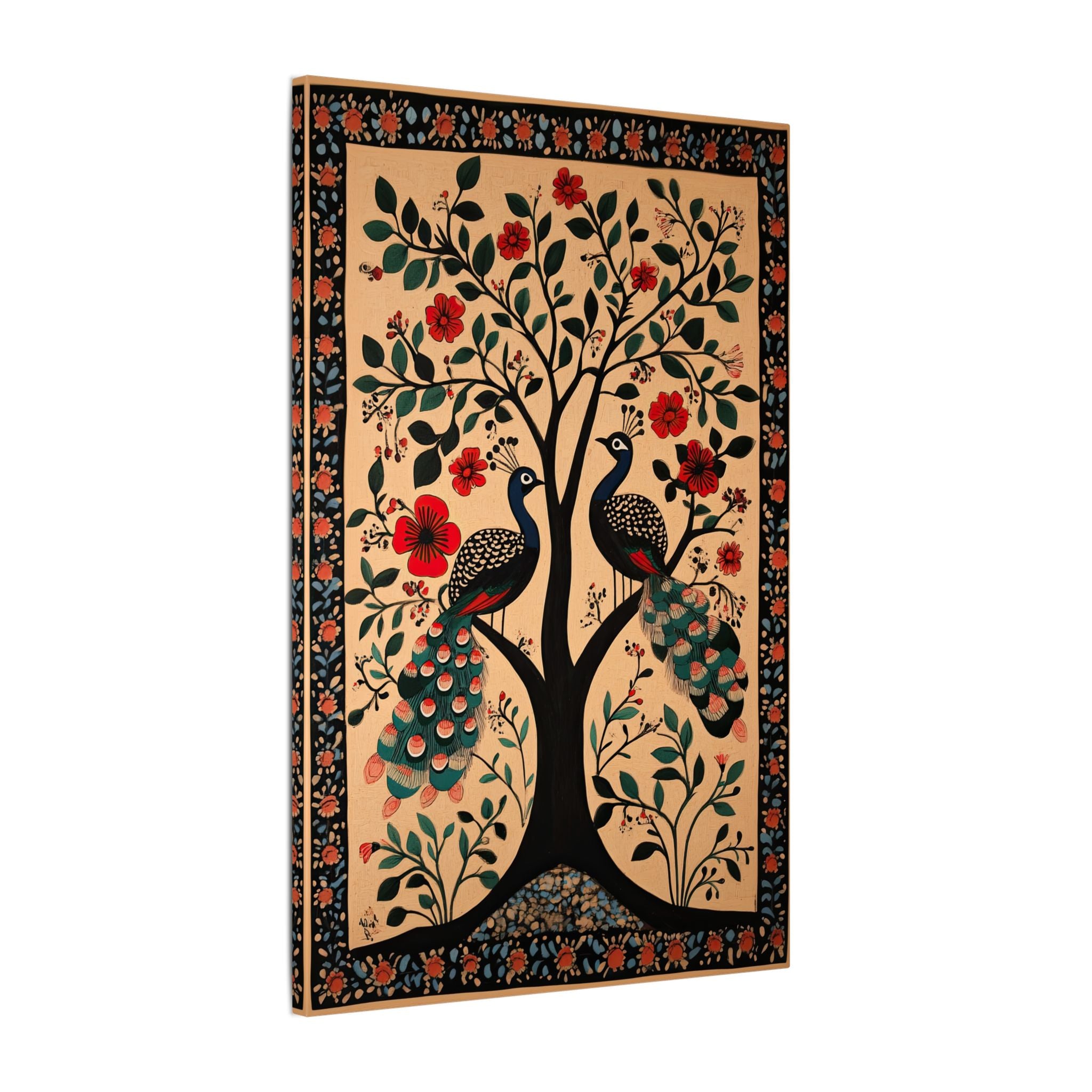 .75" Matte Canvas - Lovers Under Blooming Canopy