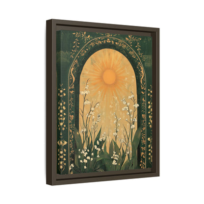 Framed Canvas - Lily of the Valley Archway