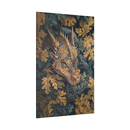 .75&quot; Matte Canvas - Enchanted Forest Dragon