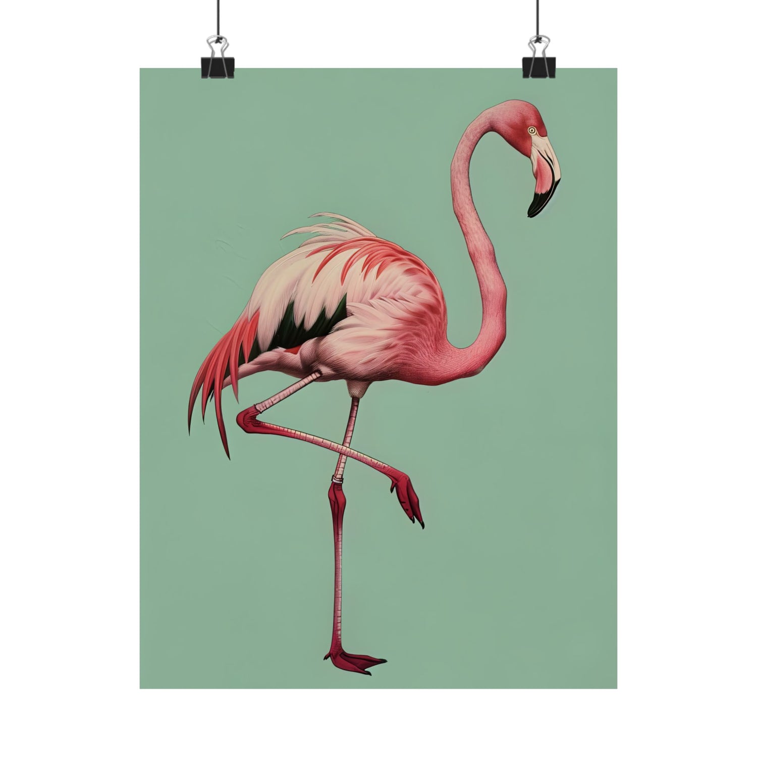Pink Flamingo Tropical